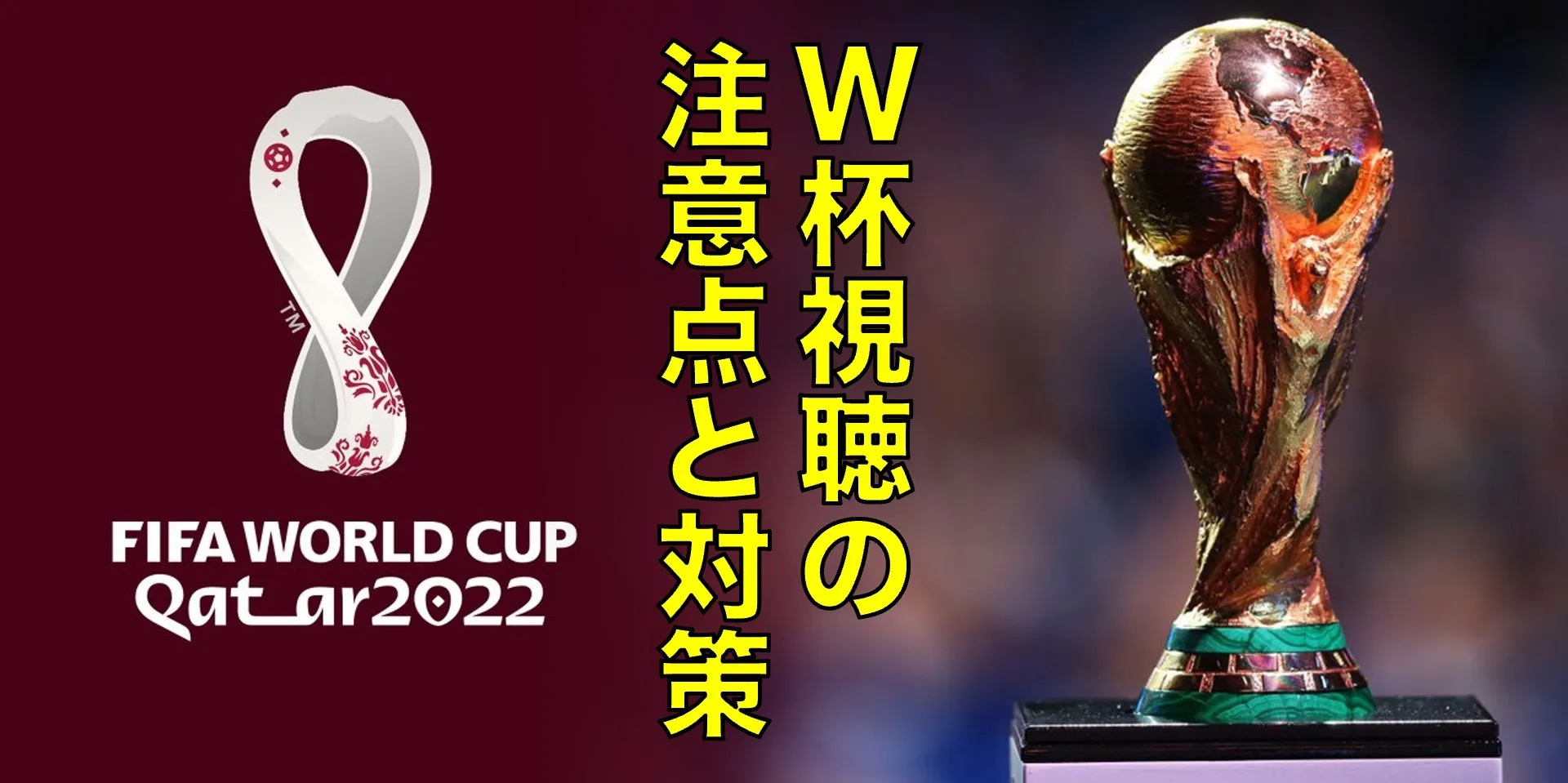 W杯視聴の注意点と対策